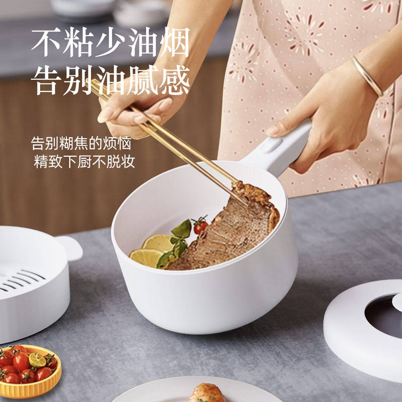 火煎炒蒸炸煮样样行轻松搞定一日三餐！凯发K8登录入口现代电煮锅！不用明(图2)
